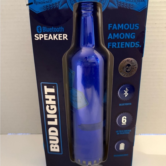 Bud Light Bluetooth Speaker Blue - Picture 1 of 5